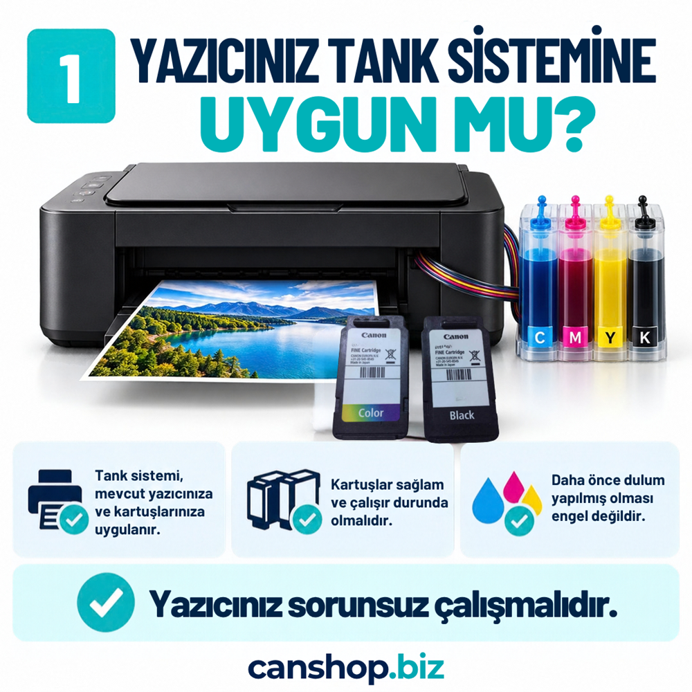 Canon PIXMA MG2550S Tank Sistemi Montajı