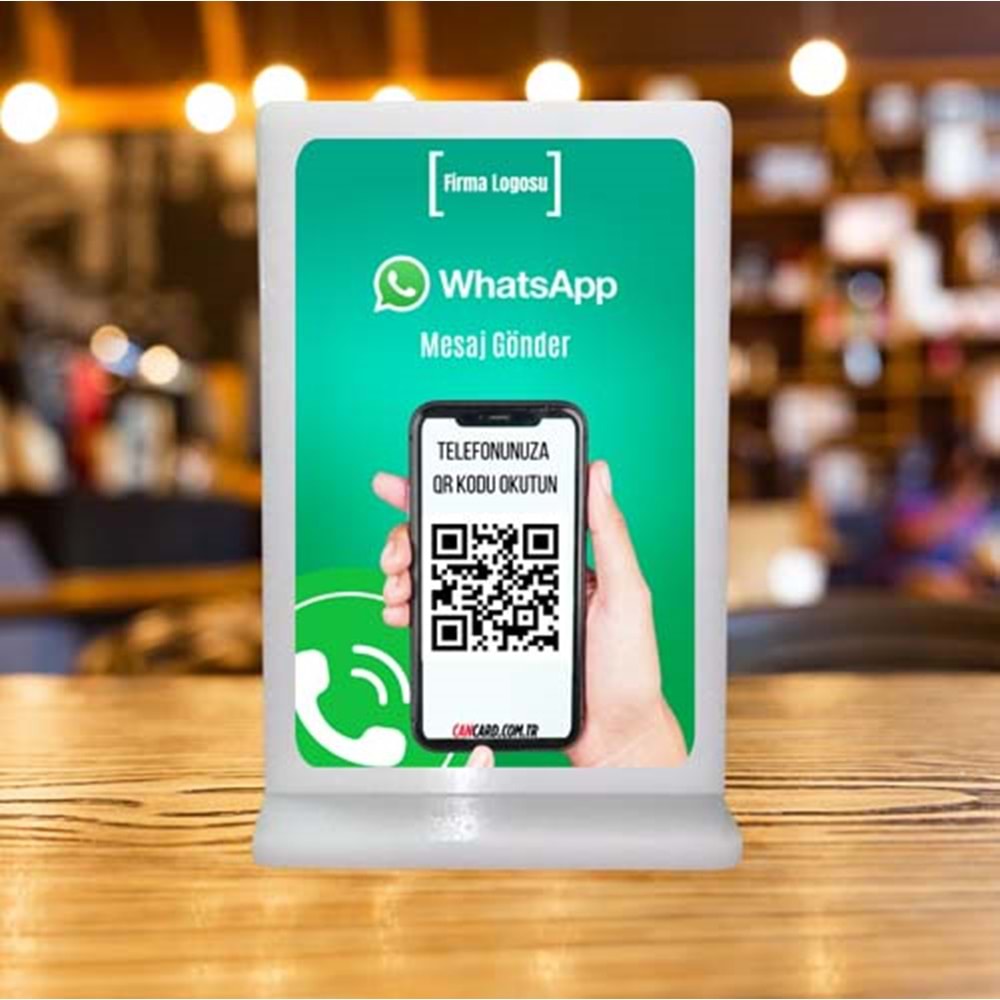 QR Kodlu whatsapp iletişim standı