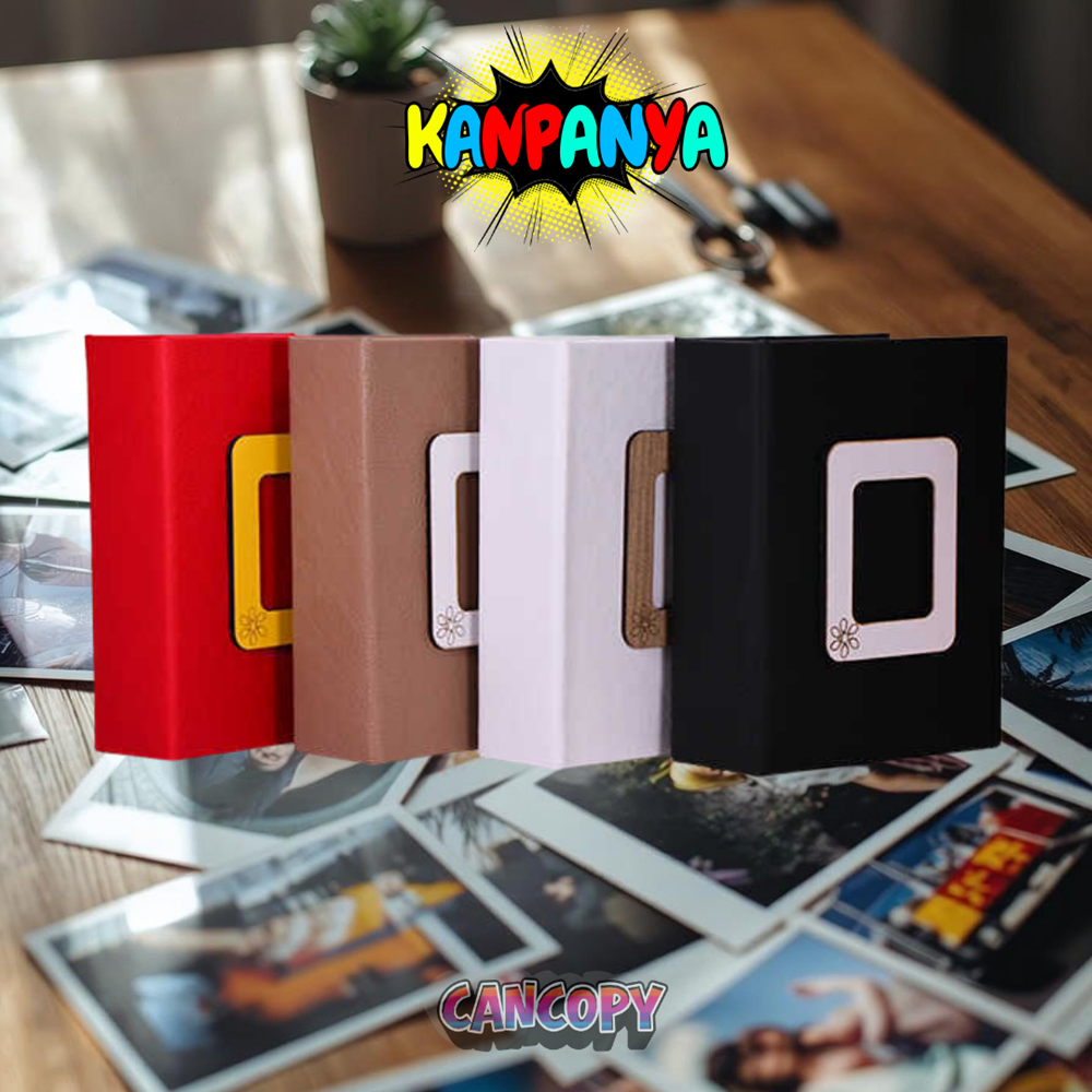 Cancopy 100 Adet 10x15 cm Fotoğraf Baskısı Deri Albüm Hediyeli Set