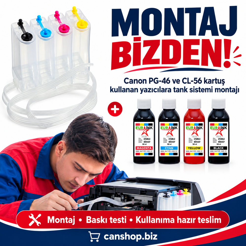 Canon PIXMA E4240 Tank Sistemi Montajı