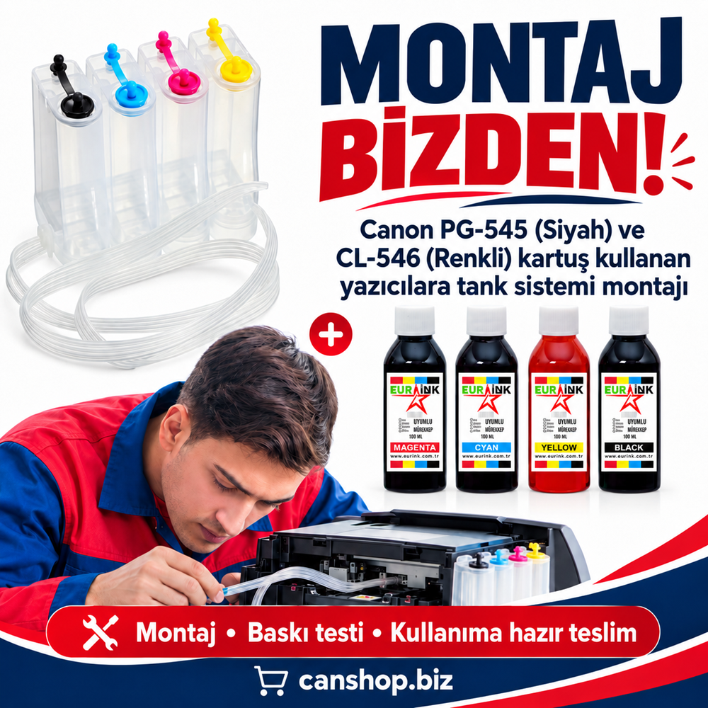 Canon PIXMA MG2550S Tank Sistemi Montajı