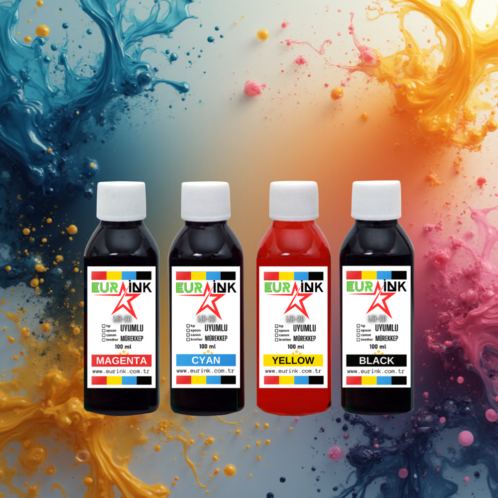 Epson EcoTank L382 Yazıcı Uyumlu Mürekkep Yellow 100 ml (664)