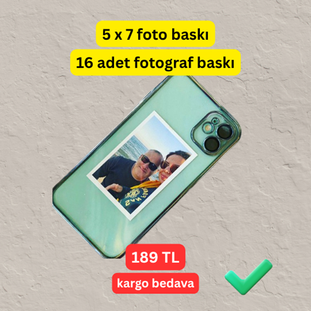 Cancopy 16 Adet Mini Fotoğraf Baskı Seti 5x7 cm - Kargo Bedava