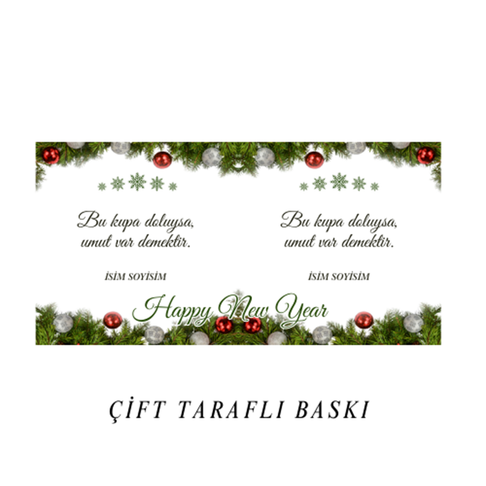 kişiye özel 2026 yılbaşı kupa bardak model 4