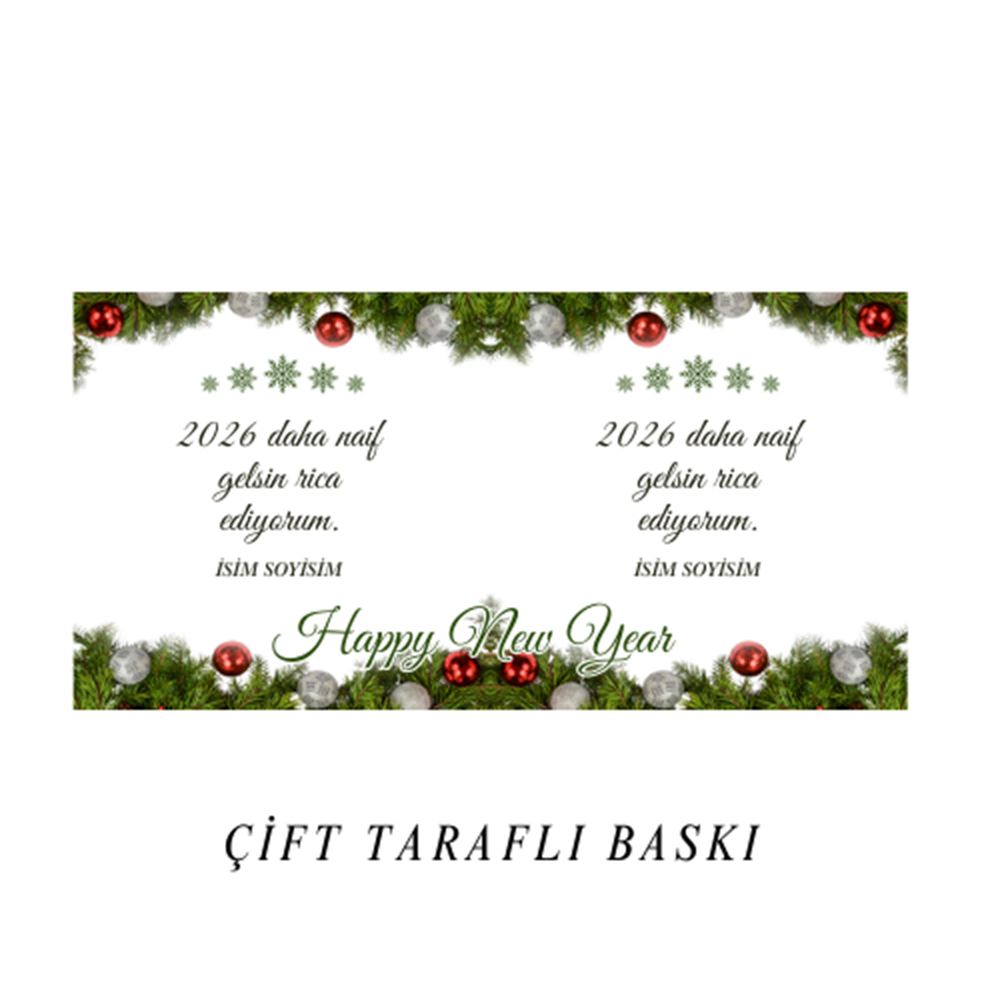 kişiye özel 2026 yılbaşı kupa bardak model 11