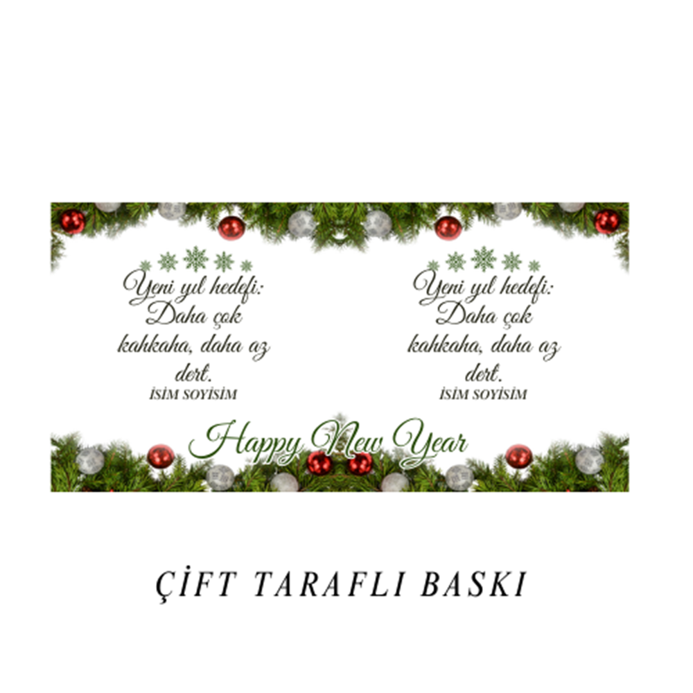 Arkadaşa Özel Yeni Yıl Kupa Bardak M4