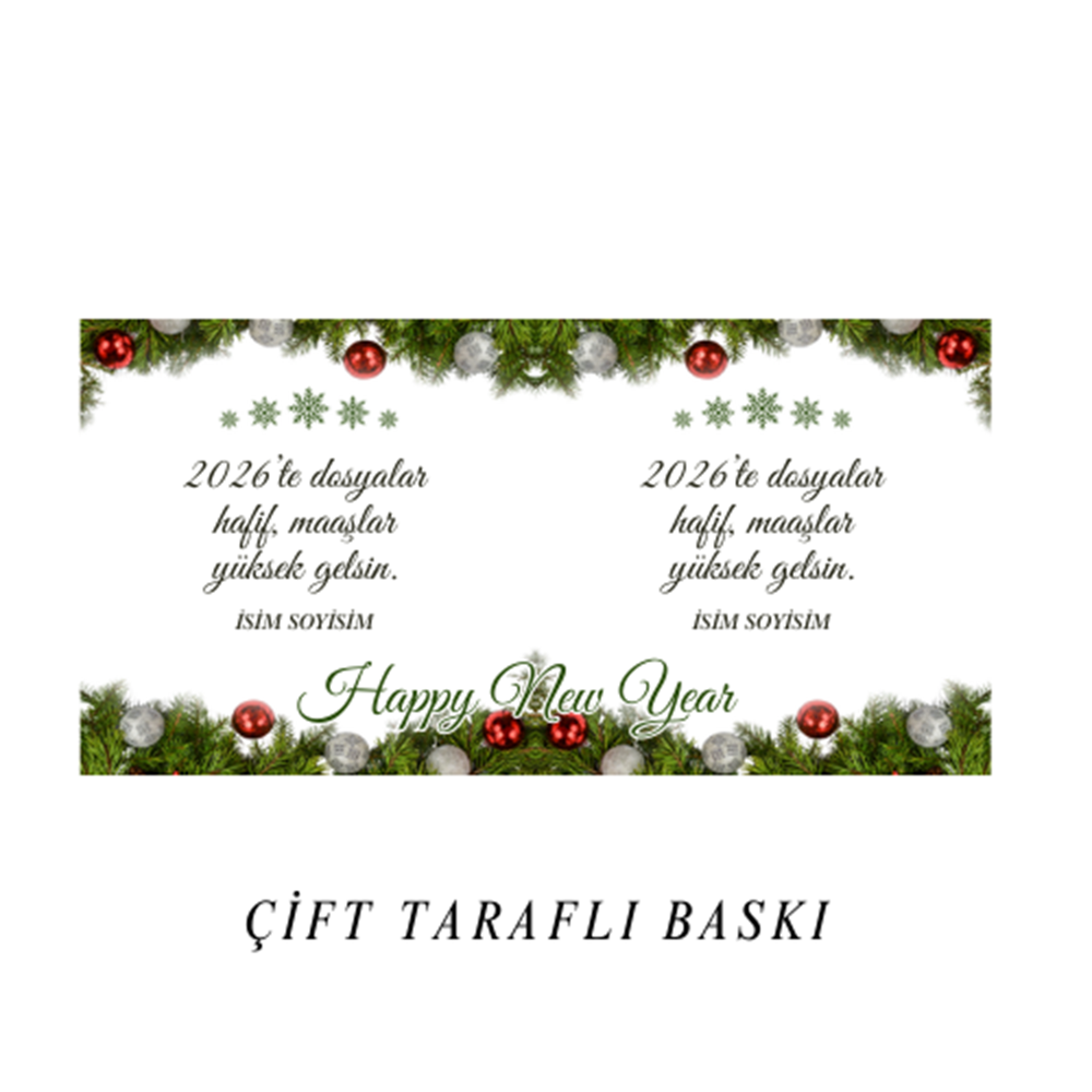 Ofis Arkadaşları İçin Yeni Yıl Kupa Bardak O5