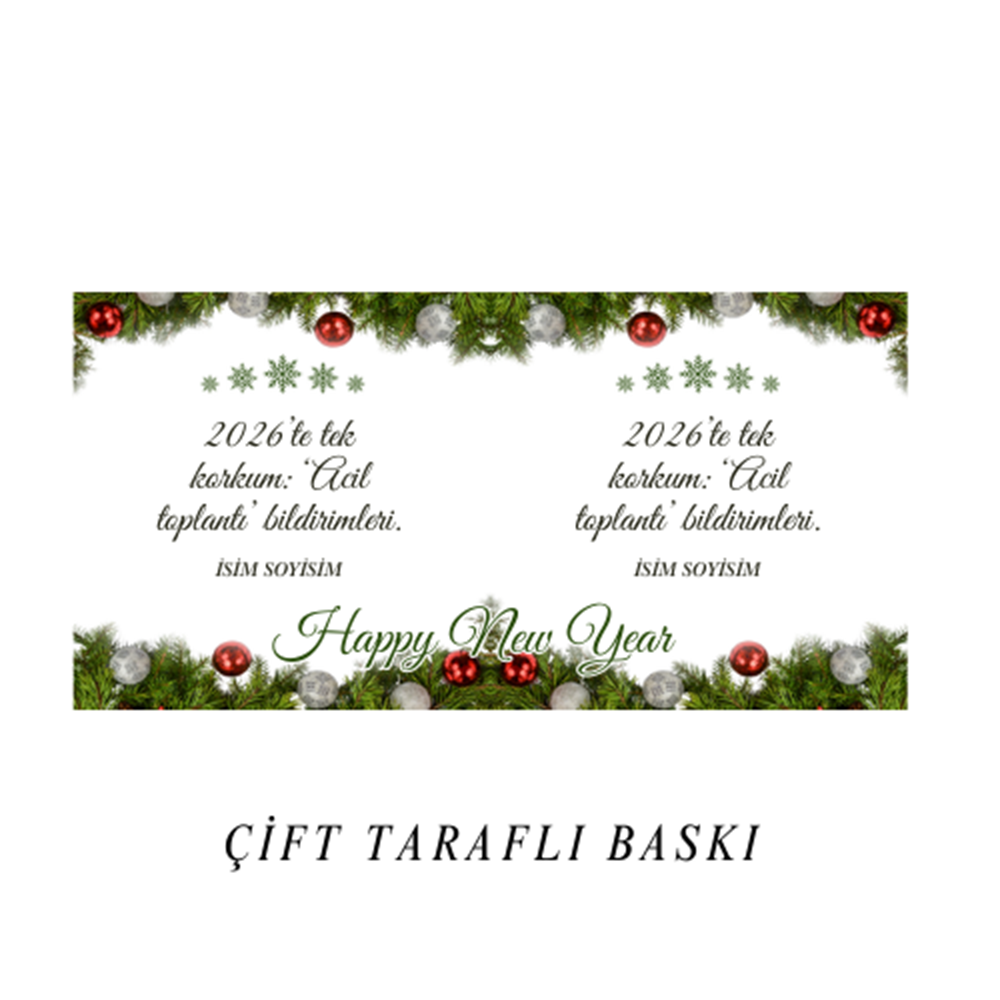 Patron İçin Yeni Yıl kupa Bardak P4