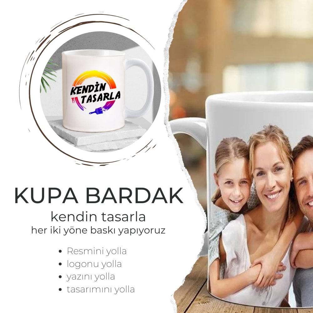 Size özel kupa bardak