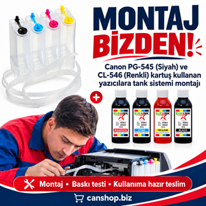Canon PIXMA TS3450 Tank Sistemi Montajı