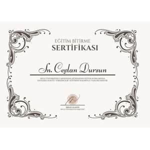 Sertifika baskı 200gr