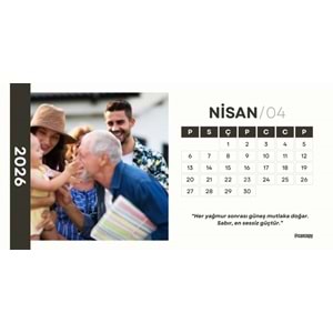 Kişiye Özel Ekonomik Takvim ( 18cm x 9cm ) 13 adet