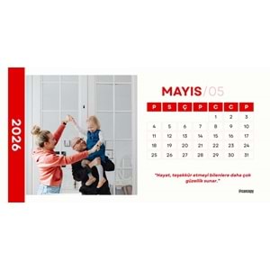 Kişiye Özel Ekonomik Takvim ( 18cm x 9cm ) 13 adet