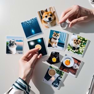 10x10 Kare Magnet 15 adet