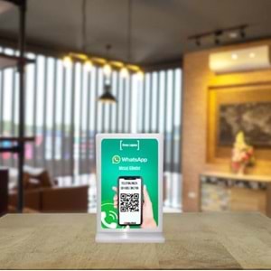 QR Kodlu whatsapp iletişim standı