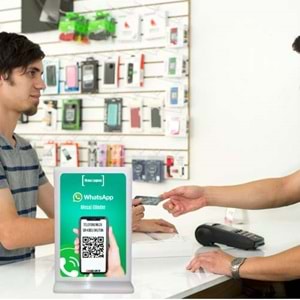 QR Kodlu whatsapp iletişim standı