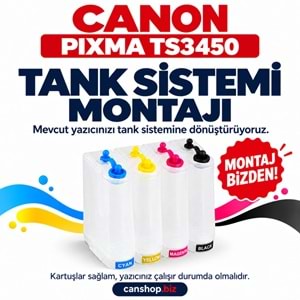 Canon PIXMA TS3450 Tank Sistemi Montajı