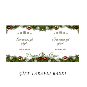 Romantik Yeni Yıl Kupa Bardak R11