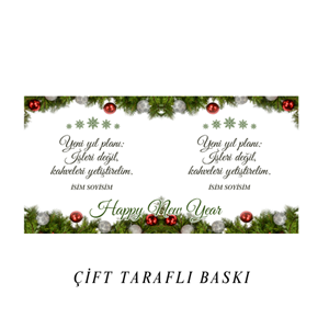 Ofis Arkadaşları İçin Yeni Yıl Kupa Bardak O11