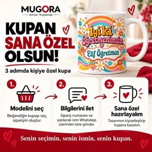 İyi ki Öğretmenimsin – Kişiye Özel Kupa