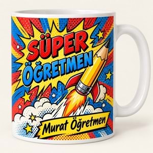 Süper Öğretmen – Kişiye Özel Kupa