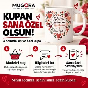 Kalplere Dokunan – İsme Özel Öğretmen Kupası