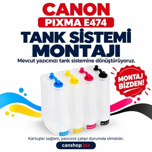 Canon PIXMA E474 Tank Sistemi Montajı