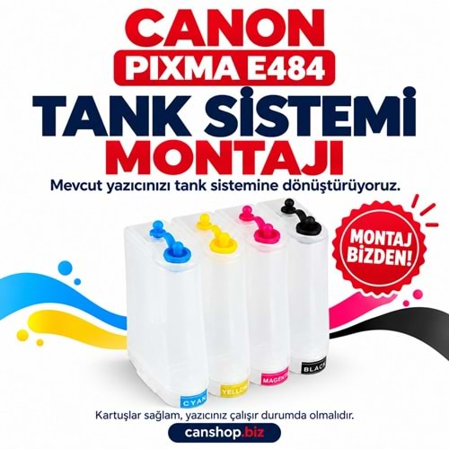 Canon PIXMA E484 Tank Sistemi Montajı