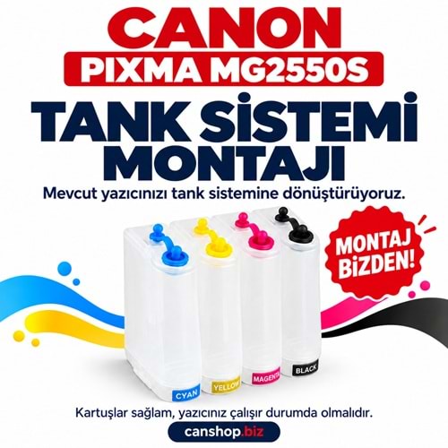 Canon PIXMA MG2550S Tank Sistemi Montajı