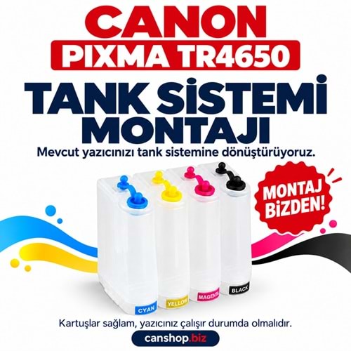 Canon PIXMA TR4650 Tank Sistemi Montajı