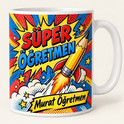 Süper Öğretmen – Kişiye Özel Kupa