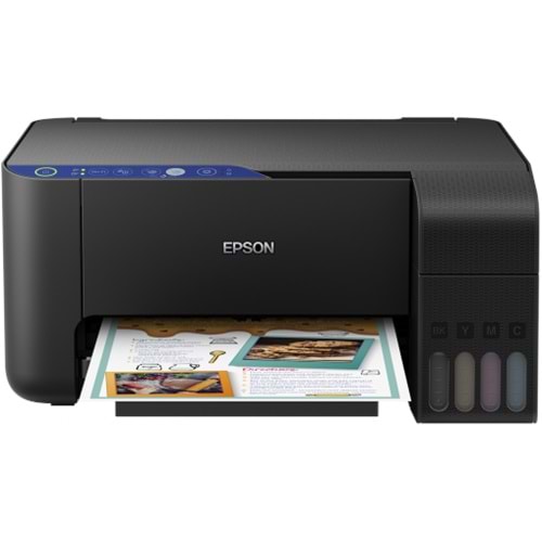 Epson L3151 Wi-Fi + Tarayıcı + Fotokopi + Renkli Çok Fonksiyonlu Mürekkep Püskürtmeli Yazıcı