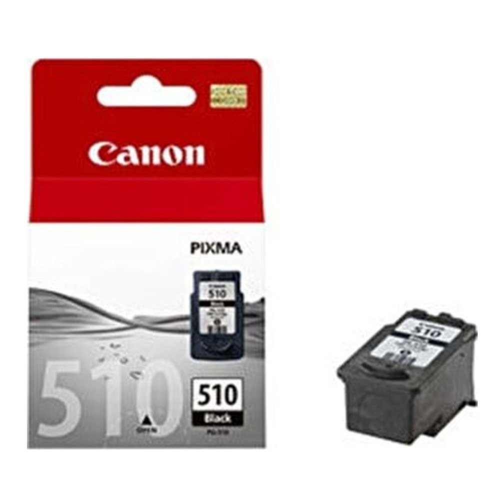 GIDA KARTUŞU - Canon PG 510 MÜREKKEPLİ Siyah Orjinal Kartuş