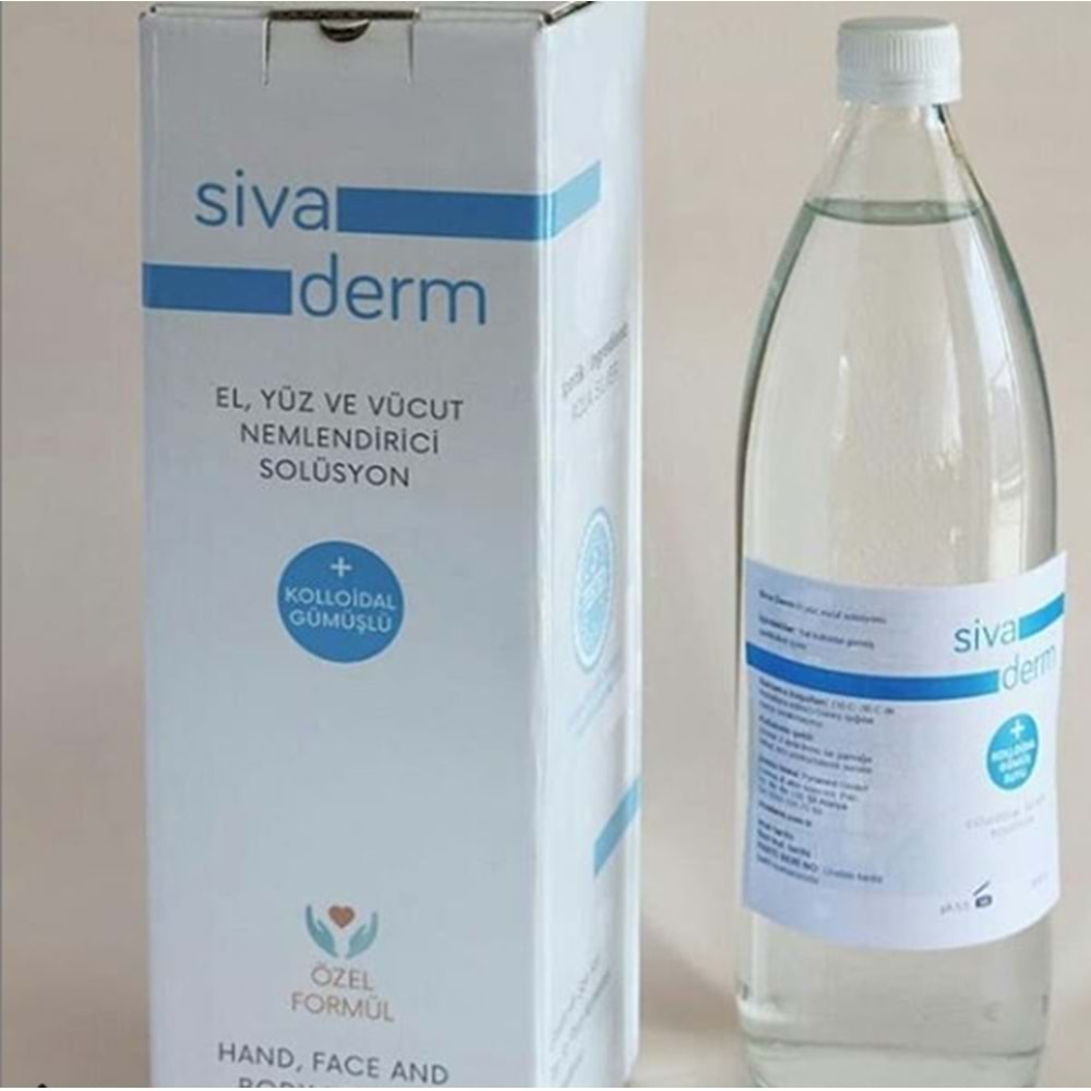 Siva Derm Kolloidal Gümüş Suyu 40 PPM 2x1000 ml