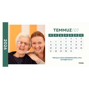 Kişiye Özel Ekonomik Takvim ( 18cm x 9cm ) 13 adet