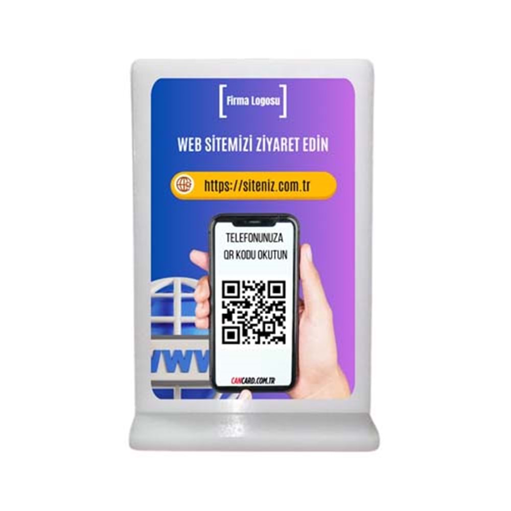 QR Kodlu web sitemiz standı