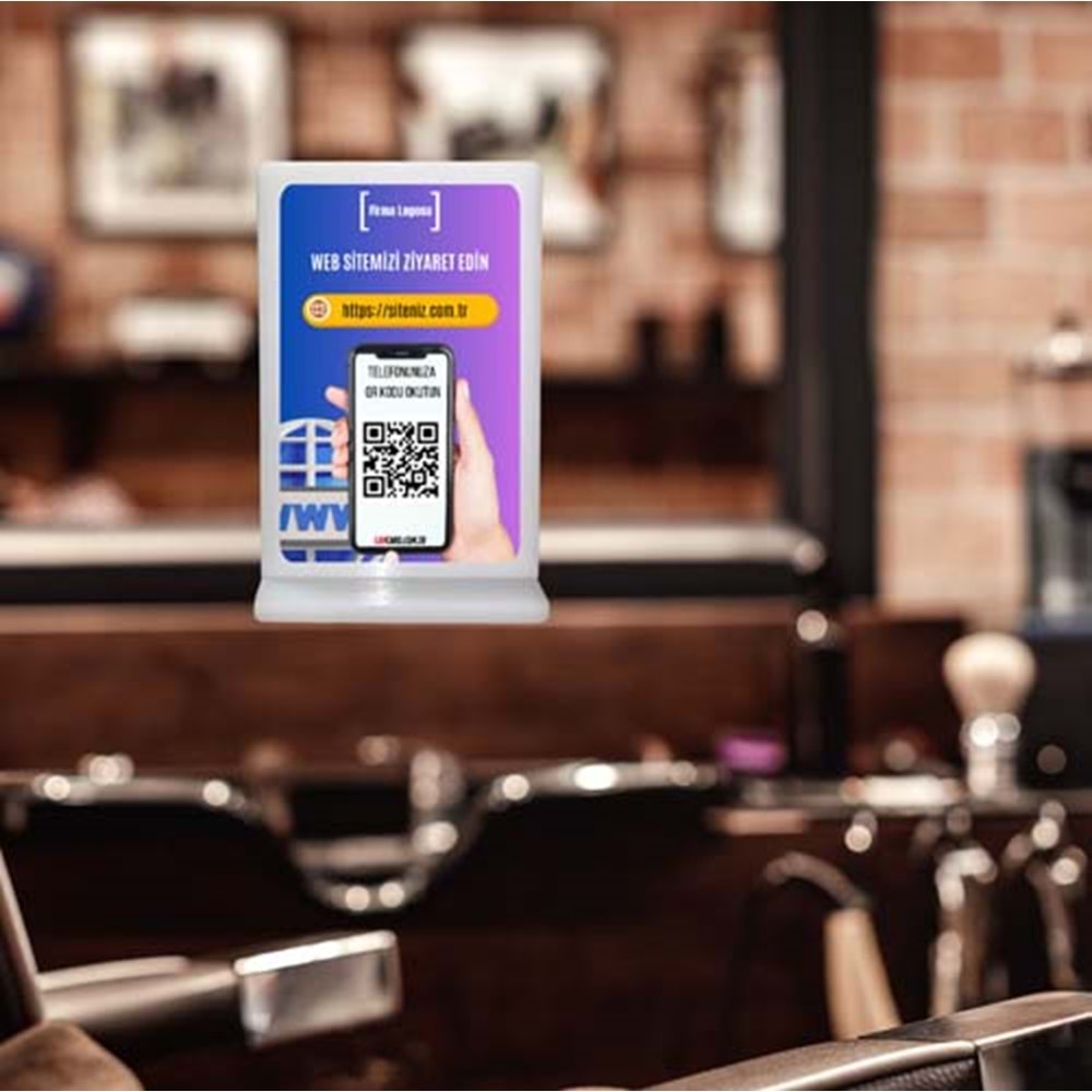 QR Kodlu web sitemiz standı