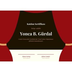 Lacivert Altın Zarif Kurdele Başarı Sertifikası ( A4 - 300 gr )