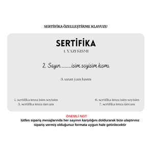 Şampanya Altın Dekoratif Çerçeve Teşekkür Sertifika ( A4 - 300 gr )