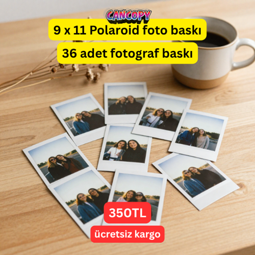 Cancopy 36 Adet Polaroid Fotoğraf Baskı Seti 9x11 cm - Ücretsiz Kargo