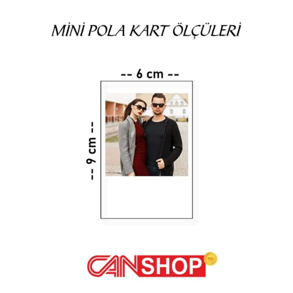 Cancopy 6x9 cm Polaroid Fotoğraf Baskı Seti (100 Adet) - Ücretsiz Kargo