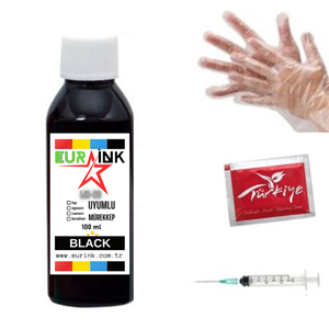 Canon Pixma G4415 Yazıcı Uyumlu Mürekkep Siyah 100 ml (GI-490)