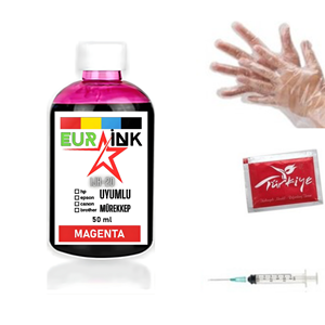 Canon Pixma G4400 Tanklı Yazıcı Uyumlu Mürekkep Magenta 50 ml