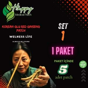 korean glu red ginseng happy patch set1