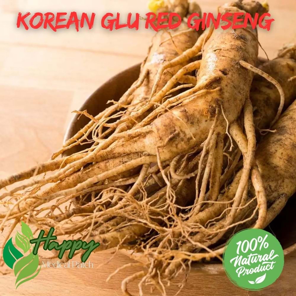 korean glu red ginseng happy patch set1