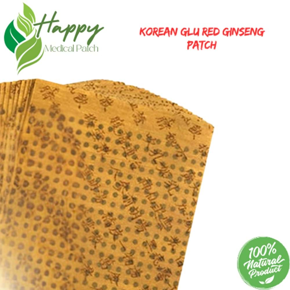 korean glu red ginseng happy patch set2