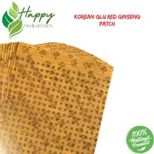 korean glu red ginseng happy patch set3