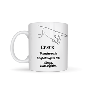 Sevgiliye özel efsun temalı kupa bardak