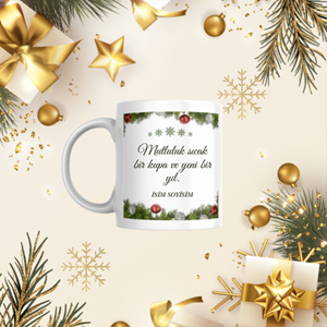 kişiye özel 2026 yılbaşı kupa bardak model 13