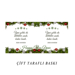 Arkadaşa Özel Yeni Yıl Kupa Bardak M1